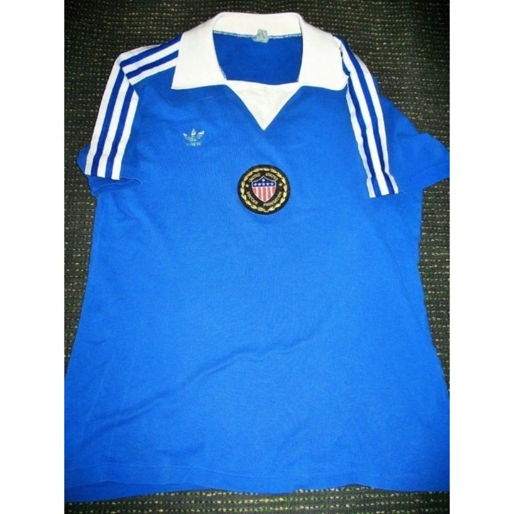 USA US MATCH WORN 1982 Soccer Jersey M